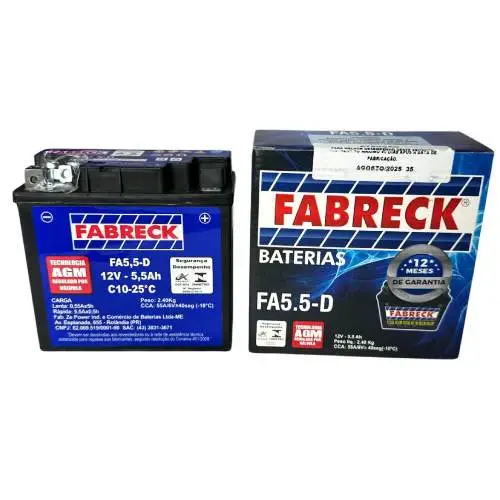 ACUMULADOR FA5,5D-5,5Ah YBR 125 K E ED RD 135 350